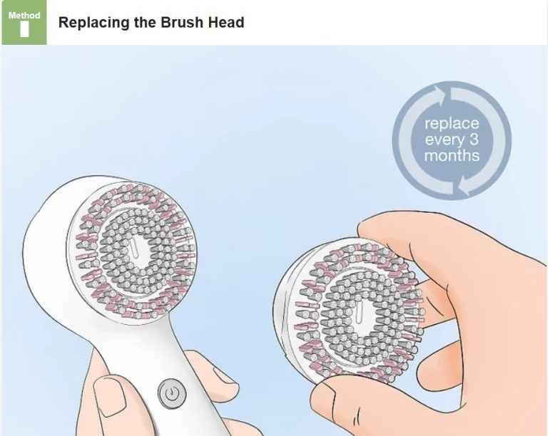 Clarisonic Replacing the Brush Head